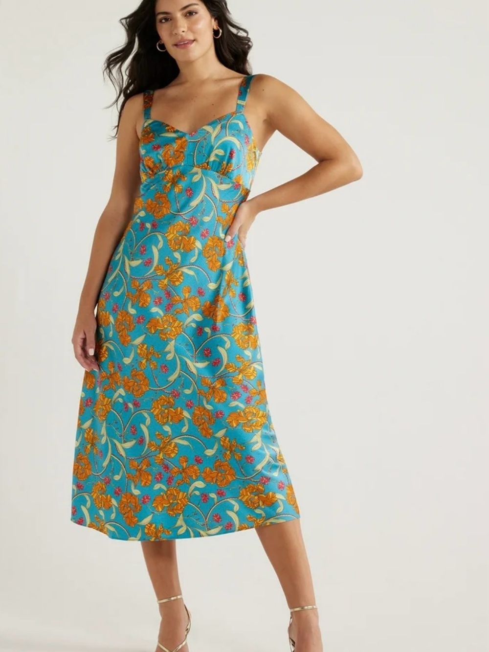 New Sofia Vergara Women Maxi floral dress